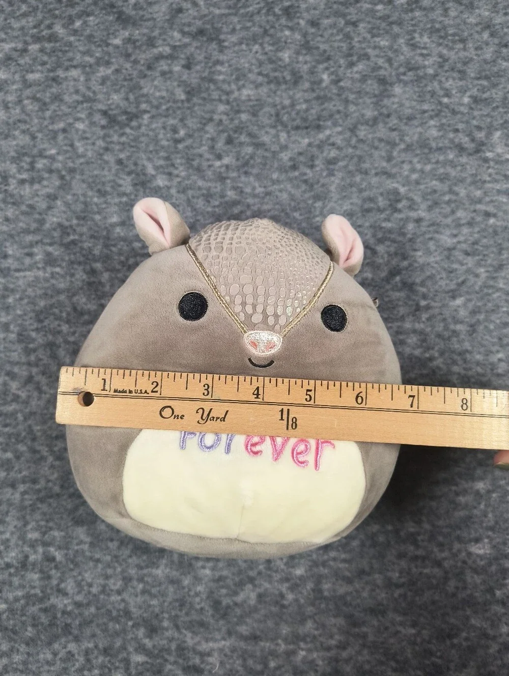 Thompson the Armadillo Forever Edition Squishmallow 8